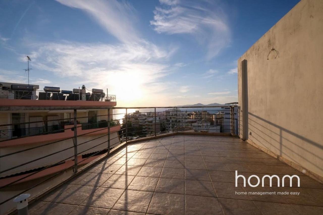 Piraeus Homm Apartment In Kazanova Str Sea View Εξωτερικό φωτογραφία